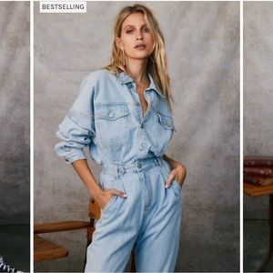 12th Tribe Denim Jumpsuit brand new